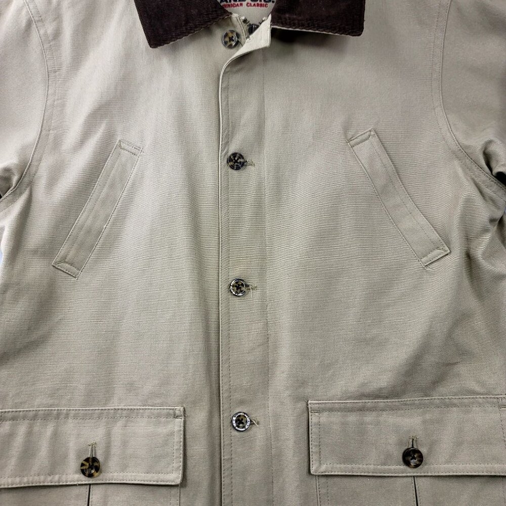 E-Land U.S.A. Authentic Brand Boys Beige Barn Jacket Corduroy Collar Size 8 - Picture 8 of 15